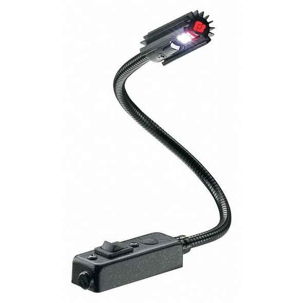 Federal Signal Task Light,Gooseneck,5 W,Black LF12ES-LED Federal Signal Task Light,Gooseneck,5 W,Black LF12ES-LED