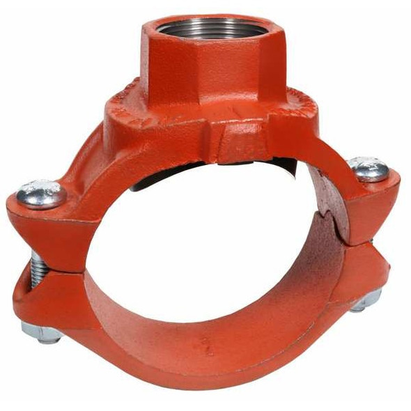 Manufacturer Varies Clamp-T w/FNPT Branch, 4x1.5", Iron, 500psi 0390171262