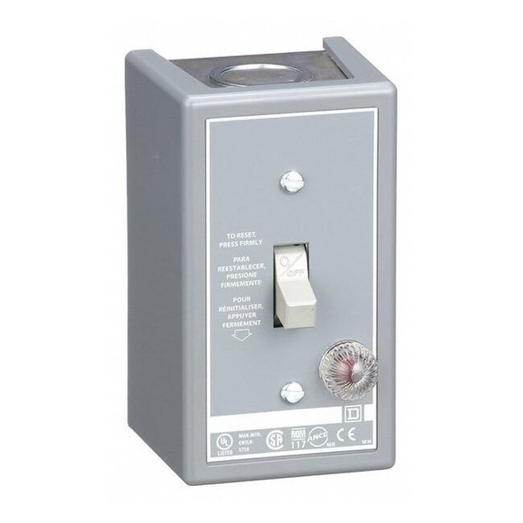 Square D Manual Motor Starter, 1 P, 1 Phase, Toggle, 16 A 2510FG1P