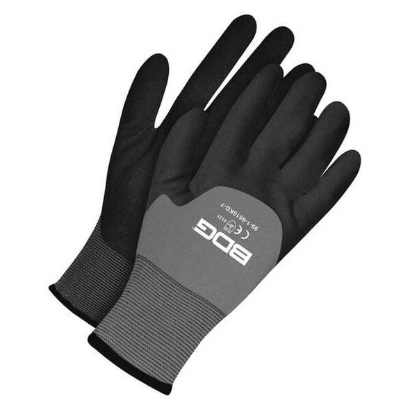Bdg Coated Gloves,Knit,2XL,9.5" L 99-1-9610KD-11