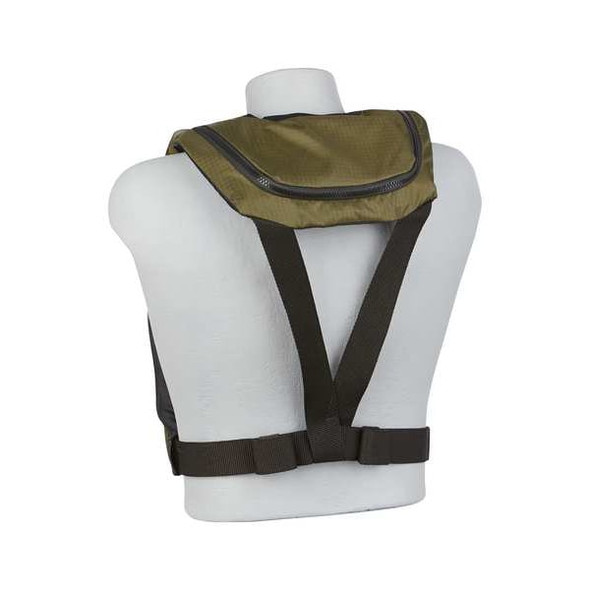 Kent Safety Life Jacket,Universal,35lb,CO2,Green 132802-400-004-19