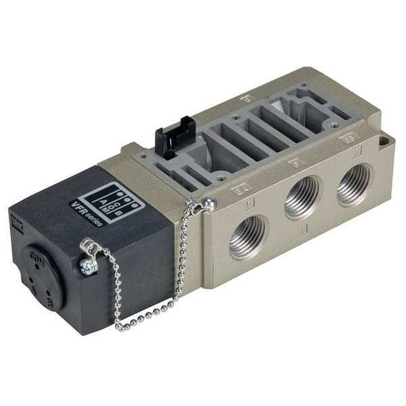 Smc Sub-Plate,3/8 NPT,Non Plug in Valves VFS3000-S-03N