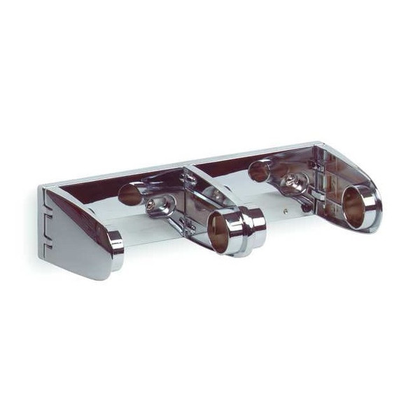 Tough Guy Toilet Paper Holder,(2) Rolls,Polished 3P914