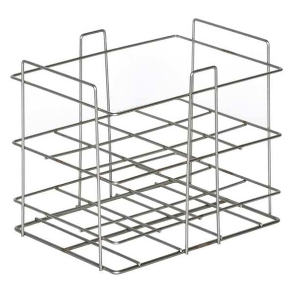 Bottle Rack, 11.13 in D, 14 7-8 in W, Silver  02482001-38