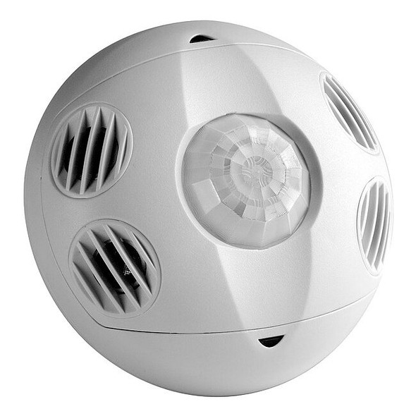 Leviton Occ Snsr,PIR/Usonic,24V DC,1,000 sq ft OSC10-M0W