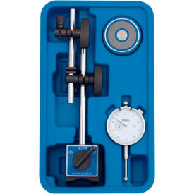 Fowler 52-585-125-0 Fine Adjust Mag Base with AGD White Face Indicator Set