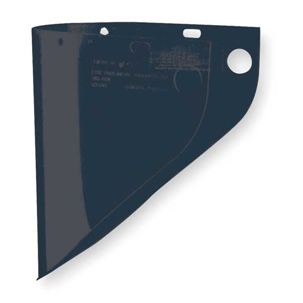 Face Shield Visor, Green Visor, 9-3/4" Height, Uncoated Lens, Green