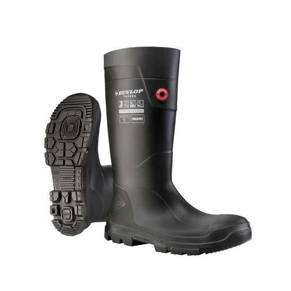 Dunlop Unisex FieldPro Purofort, Steel Toe, Black, Men's 5 / Women's 7 LJ2HD01