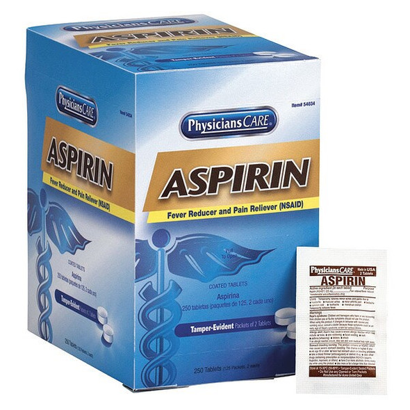 Manufacturer Varies Pain Relief,Tablet,125 x 2,325mg,PK250 54034