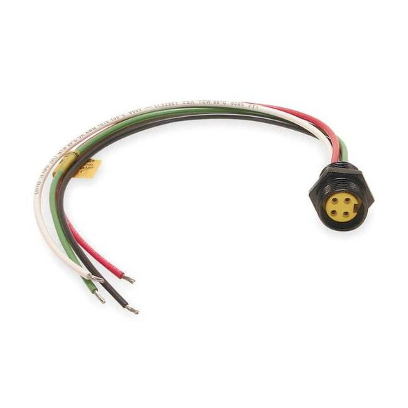 Brad Harrison External Thread Receptacle,4,Female,10A 1R4004A20A120