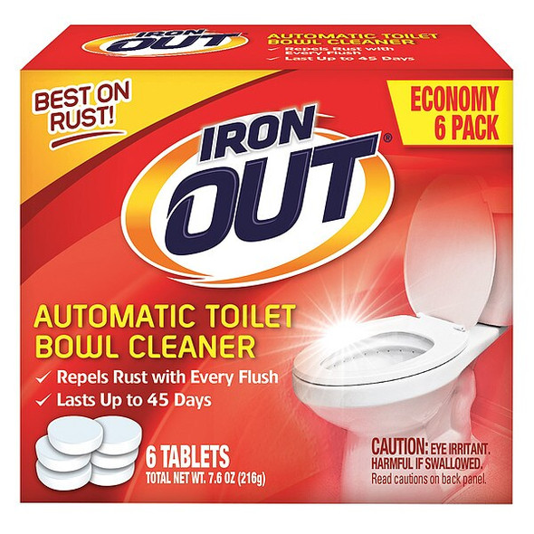 Iron Out Toilet Bowl Cleaner,7.6 oz,Box,PK4 AT46N Iron Out Toilet Bowl Cleaner,7.6 oz,Box,PK4 AT46N
