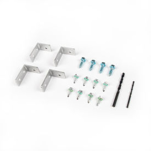 Global Industrial Phenolic Bench Top Mounting Bracket Kit for Square Adjustable