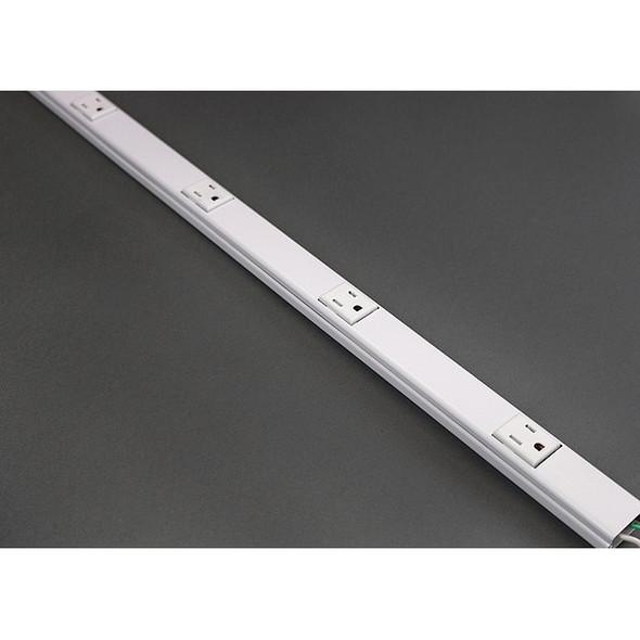 Wiremold TR Plugmold,3 ft.,White WH20GB306TR