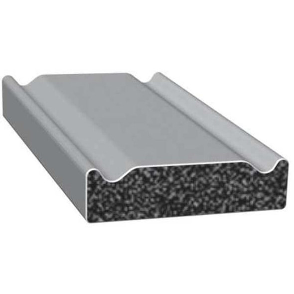Trim-Lok Rubber Seal, Ribbed, 0.63"W x 25 ft. X103BT-25