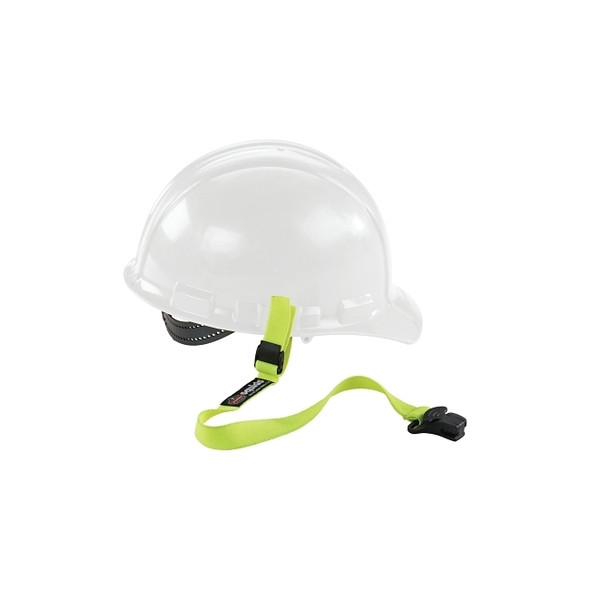 Squids 3155 Elastic Hard Hat Lanyards w/ Clamps, 14.5 in, Quick Connect Clamp Pack of 6