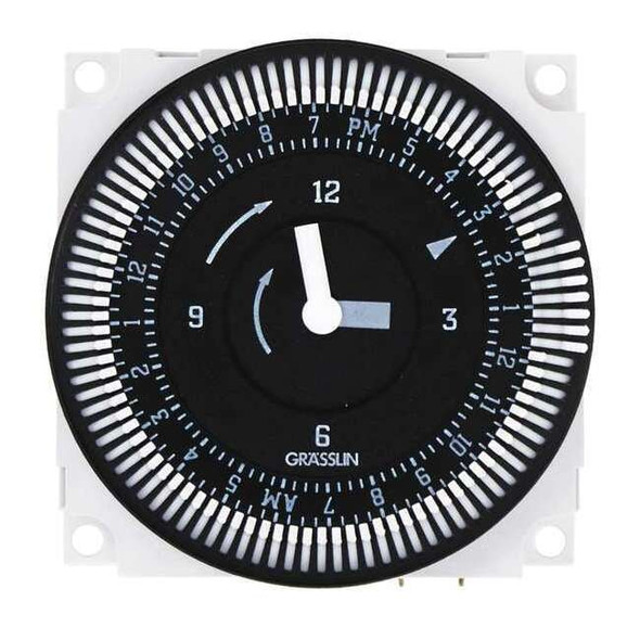 Intermatic Electromechanical Timer,24 hr,SPDT,Steel FM1STUZ-120U
