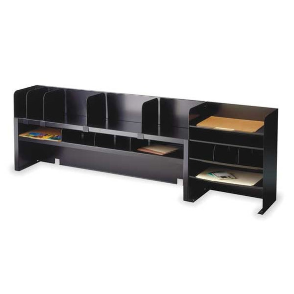 Manufacturer Varies Desktop Organizer,Black,18 1/4" H 2KEJ9