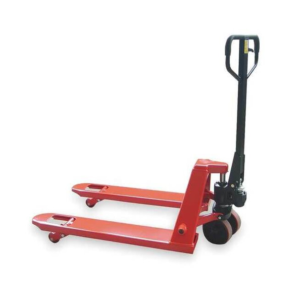 Dayton Pallet Jack, 57 in, 21 in, Red, 5500 lb 2TUR6