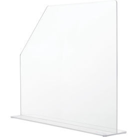 Global Industrial Splash Guard Medium 4-1/2""W x 21-1/4""D x 18""H Clear