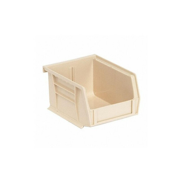 Quantum Storage Systems Hang and Stack Bin,Ivory,PP,3 in QUS210IV