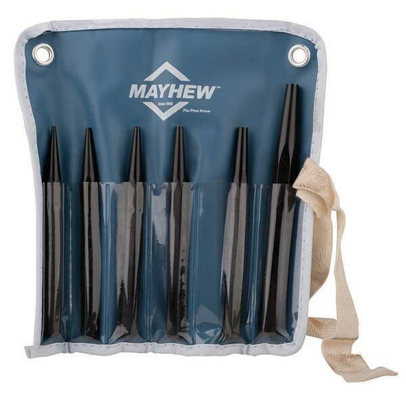 Mayhew Solid Punch Set,Not Tether Capable 61340