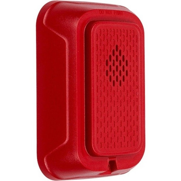 System Sensor Horn,Marked Fire,Red HRL