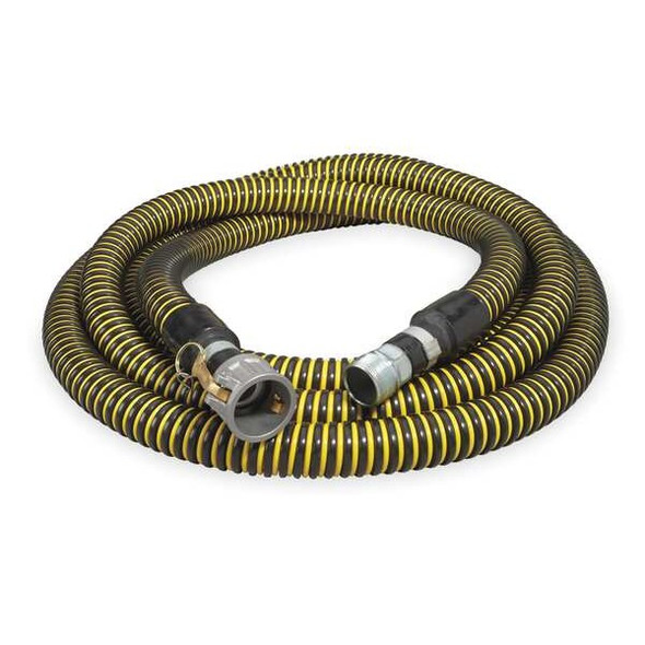 Manufacturer Varies 2" ID x 20 ft PE Discharge & Suction Hose BK/YL 1ZNB5