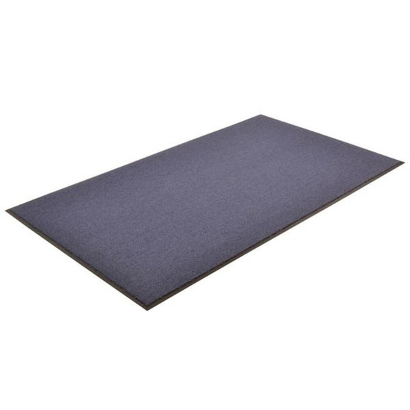 Entrance Mat, Polypropylene, 3-8 in Thick, Blue, 3 ft W x 5 ft L  141S0035BU