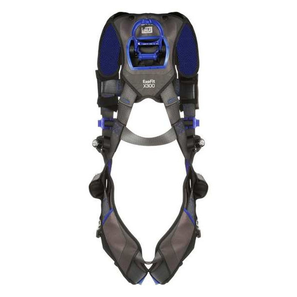 ExoFit(TM) X300 Fall Protection Harness, XL, 420 lb, Quick-Connect Chest/ Quick-Connect Leg Straps