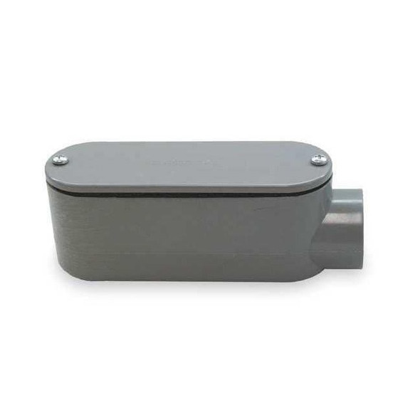 Cantex Conduit Outlet Body,PVC,Trade Size 1/2in 5133151