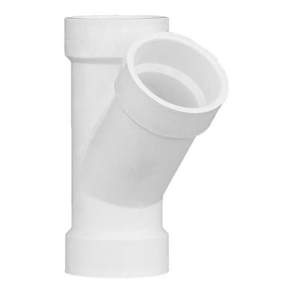 Manufacturer Varies PVC Wye, Hub, 1-1/2 in Pipe Size 1WJT8