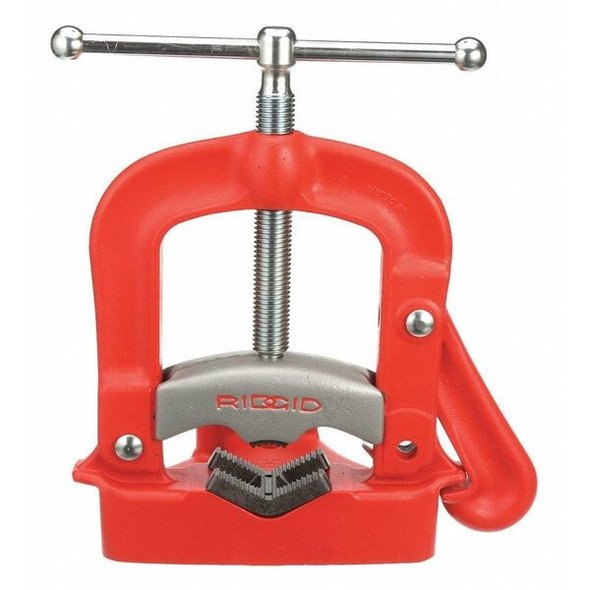 Ridgid Bench Yoke Vise,1/8-6 In Cap,19 In. H 40110