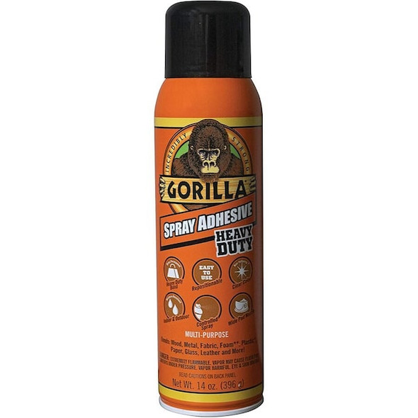 Gorilla Glue Glue, Clear, 3.75 oz, Bottle 6301502