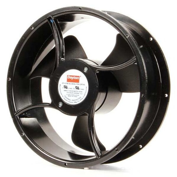Dayton Standard Round Axial Fan, Round, 115V AC, 1 Phase, Aluminum, 10" W. 2RTK9