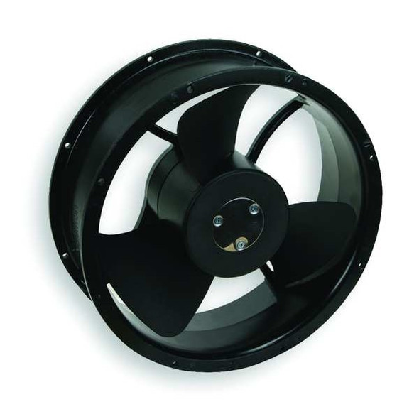 Dayton Standard Round Axial Fan, Round, 115V AC, 1 Phase, Aluminum, 10" W. 2RTK9