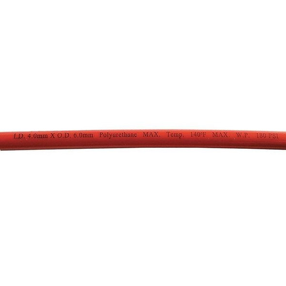 Manufacturer Varies Tubing,Poly,6mm OD,180 PSI,Red 1CTH2