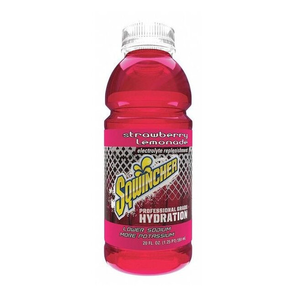 Sports Drink, Regular, 20 oz ready to drink, Strawberry-Lemonade, PK24