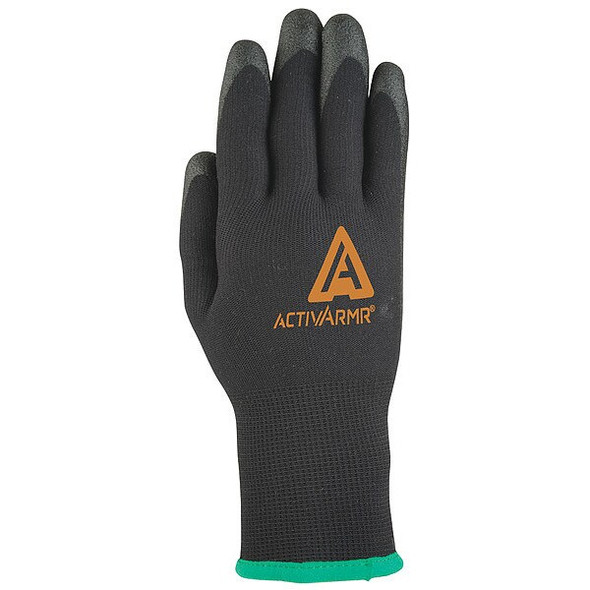 Cold Protection Coated Gloves, PVC Palm, Acrylic/Nylon Lining, Black, XL ( 10 )