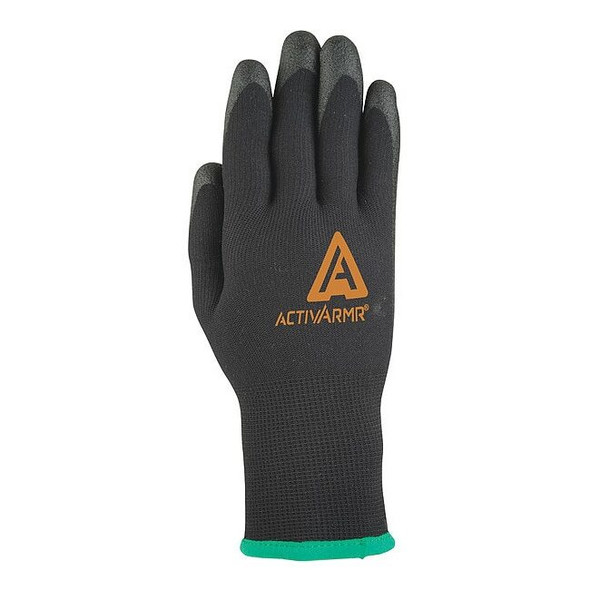 Cold Protection Coated Gloves, PVC Palm, Acrylic/Nylon Lining, Black, XL ( 10 )