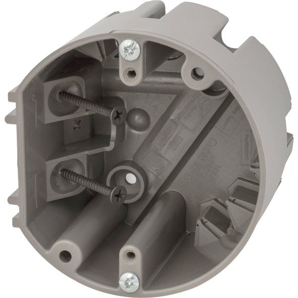 Madison Electric Smart Box 50 Lb. Rating Screw On PVC Molded Ceiling Box MSBRND