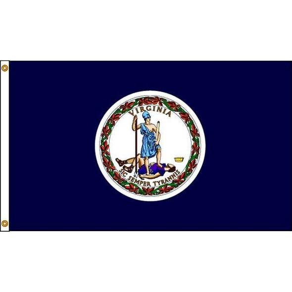 Annin Flagmakers Virginia Flag,4x6 Ft,Nylon 145670