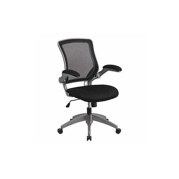 Flash Furniture Office Chair,42.25 in H,Gray BL-ZP-8805-BK-GG Flash Furniture Office Chair,42.25 in H,Gray BL-ZP-8805-BK-GG