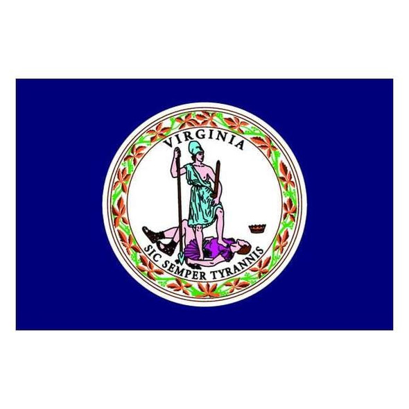 Annin Flagmakers Virginia State Flag,3x5 Ft 145660