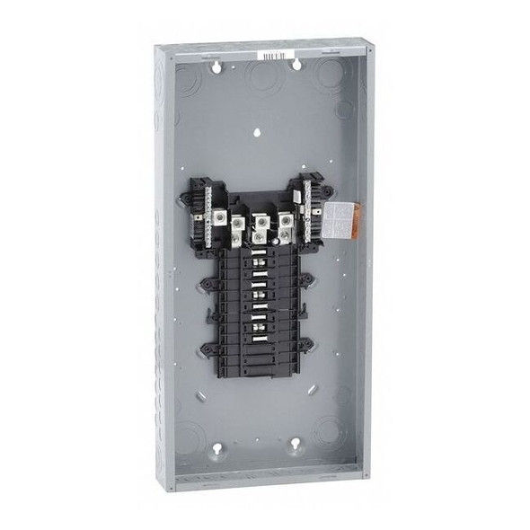 Square D Load Center, 18 Spaces, 200A Amps, 120/240V AC QO318L200G