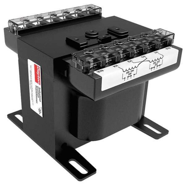 Dayton Control Transformer, 500 VA, 12-24V AC, 120V AC 31EJ02