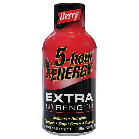 5 Hour Energy Energy Shot,Extr Strngth,Brry,1.93oz,PK4 701243 5 Hour Energy Energy Shot,Extr Strngth,Brry,1.93oz,PK4 701243