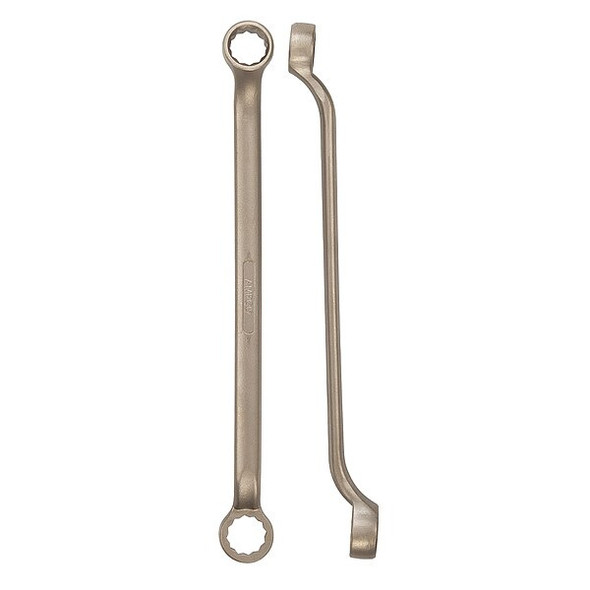 Ampco Safety Tools Dbl Box Wrench, Non-Spark, 1-1/16x1-1/8 in W-3241