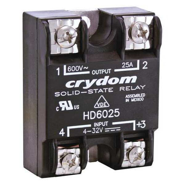 Crydom Solid State Relay, 1 Phase, Screw Clamp, Panel, SCR HD4825