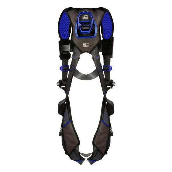 ExoFit(TM) X300 Fall Protection Harness, M, 420 lb, Quick-Connect Chest/ Quick-Connect Leg Straps