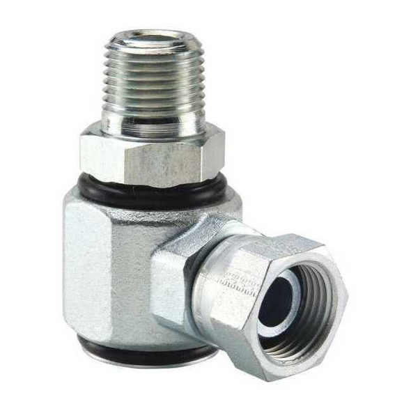 Parker Hydraulic Swivel Fitting,90 deg. Elbow S2107-8-8